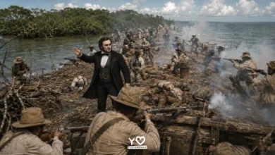 Recreación histórica de la Batalla de La Angostura en Puntarenas, vinculada con Juan Rafael Mora Porras en 1860.