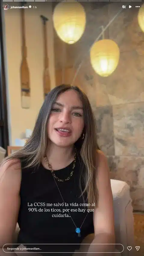 Johanna Villalobos afirma que la CCSS le salvó la vida tras complicaciones en su embarazo